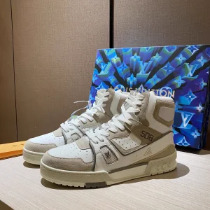 Louis Vuitton Trainer Sneakers Men's Vintage Basketball Style image 1