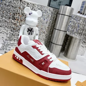 Unisex Retro Basketball Sneakers High-Top Low-Top Leather TPU Sole image 1