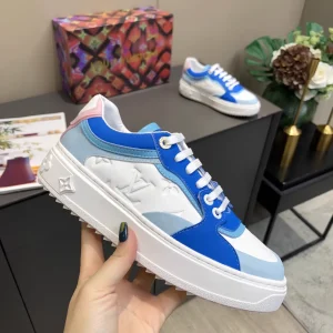 Time Out Louis Vuitton Monogram Lambskin Sneakers image 1