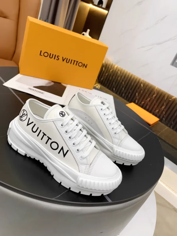 Louis Vuitton Canvas Sneakers with Platform Sole image 1