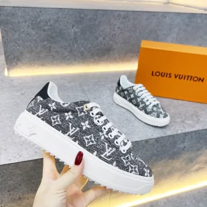 Louis Vuitton Time Out Monogram Denim Sneaker image 1