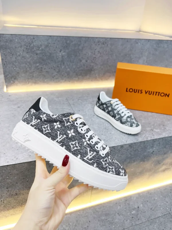 Louis Vuitton Time Out Monogram Denim Sneaker image 1