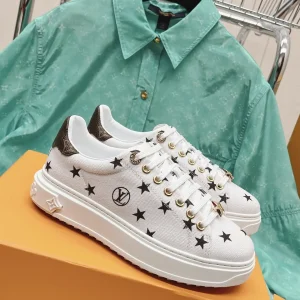 Louis Vuitton x Yayoi Kusama Time Out Classic White Sneakers image 1
