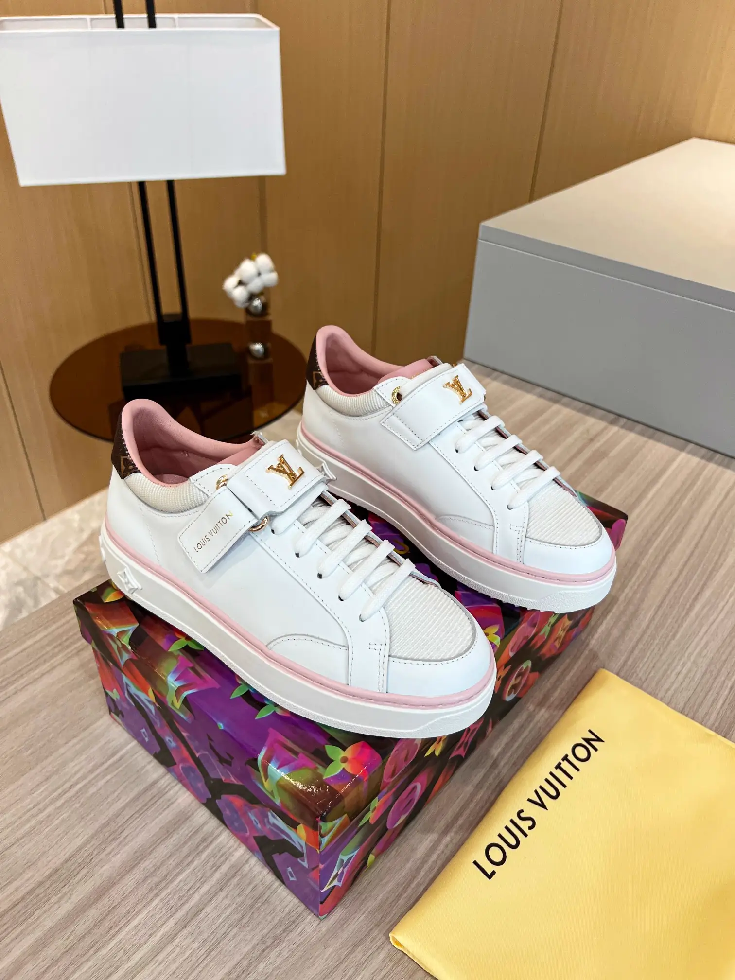 LV Time Out Sneaker in Smooth Cowhide image 1