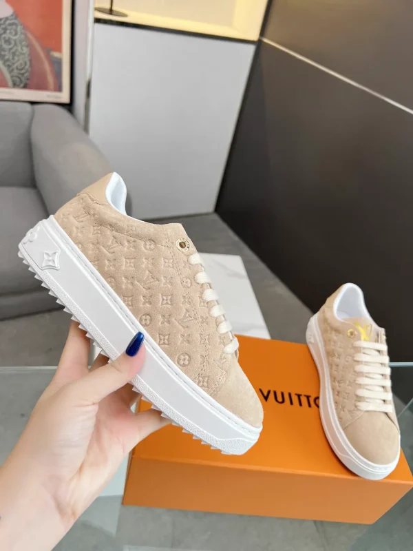 Louis Vuitton Time Out Sneakers with Velvet-like Paneling image 1