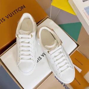 Women's Time Out Embossed White Sneakers image 1