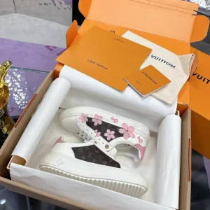 LV Time Out White Sneakers image 1