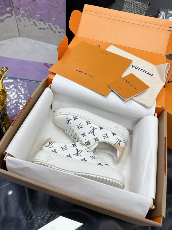LV Unisex Platform White Sneakers image 1