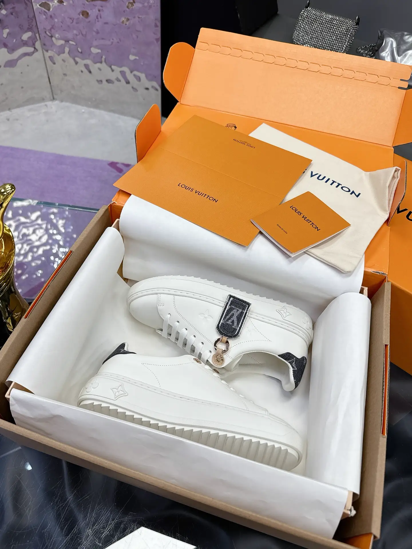 LV Unisex Chunky White Sneakers image 1