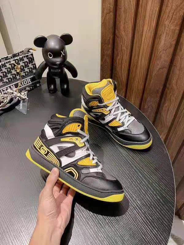 Gucci Basket High-Top Sneakers image 1