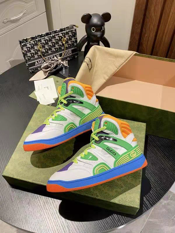 Gucci Basket High-Top Sneakers image 1