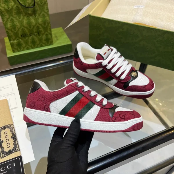 Gucci Women's Distressed Casual Sneakers image 1
