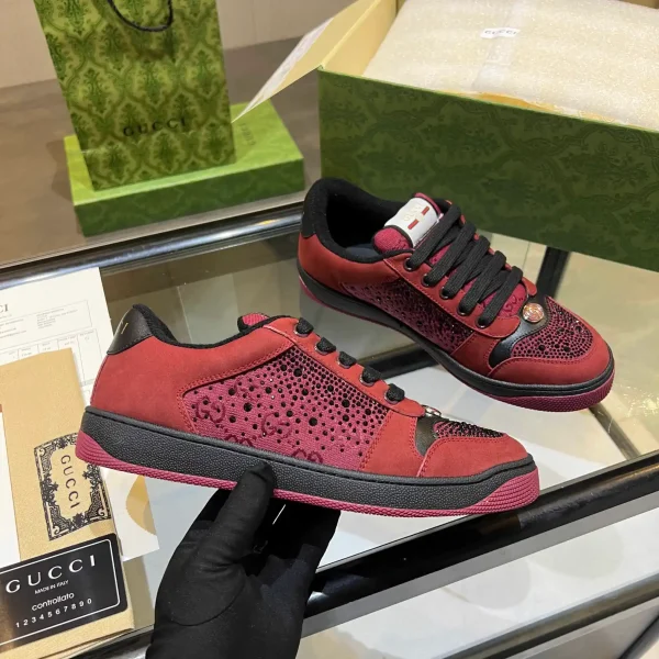 Gucci Low-Top Sneakers with Rhinestone Details image 1