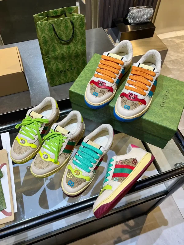 Gucci Women's Distressed Casual Sneakers image 1