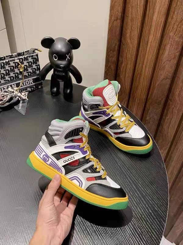 Gucci Basket High-Top Sneakers image 1