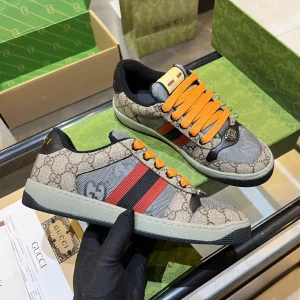 Gucci Vintage Distressed Sneakers image 1
