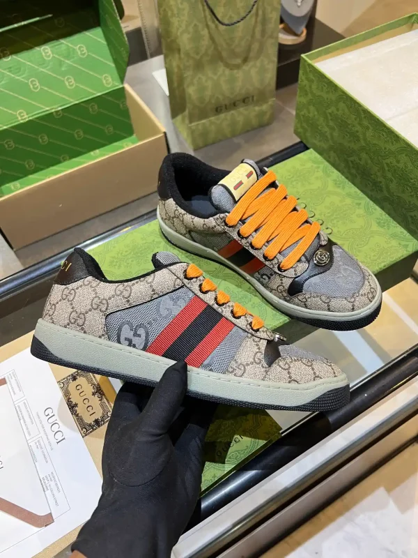 Gucci Vintage Distressed Sneakers image 1
