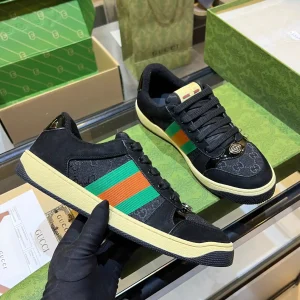 Gucci Vintage Distressed Sneakers image 1