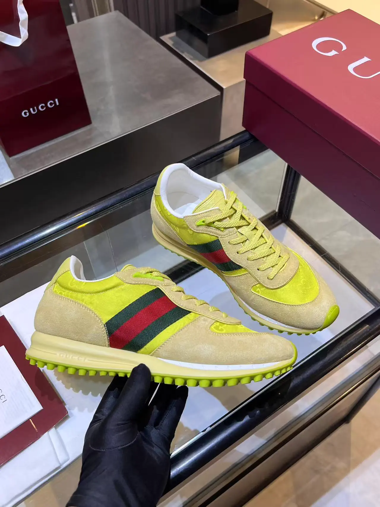 Gucci Re-Motion Series Thick Sole Casual Sneakers image 1