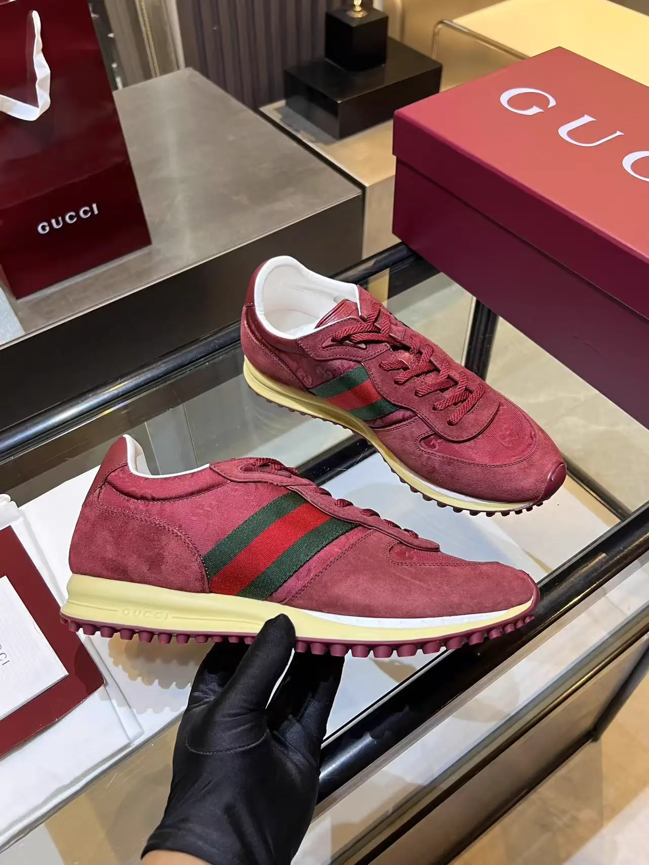 Gucci Re-Motion Series Thick Sole Casual Sneakers image 1