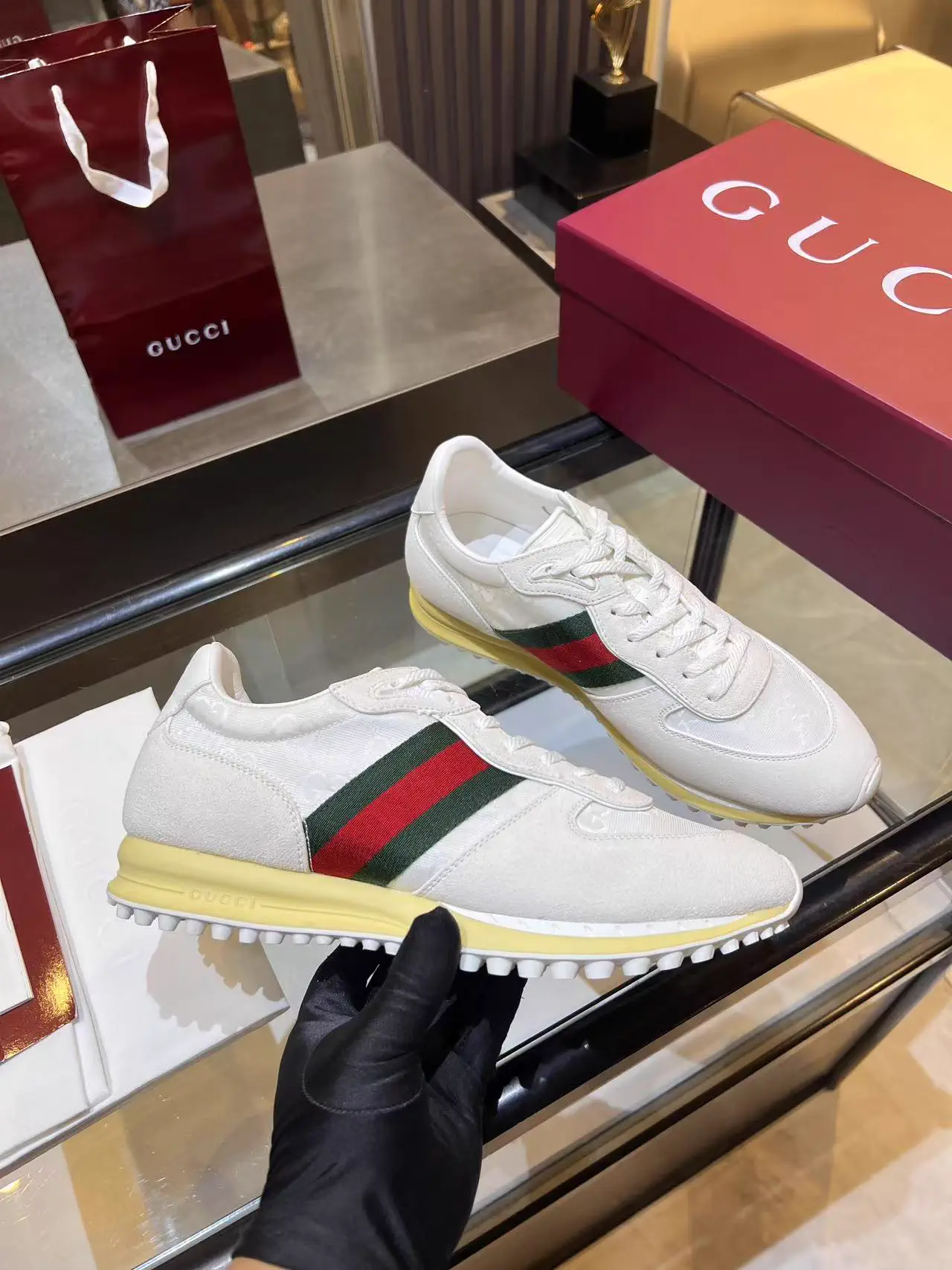 Gucci Re-Motion Series Thick Sole Casual Sneakers image 1