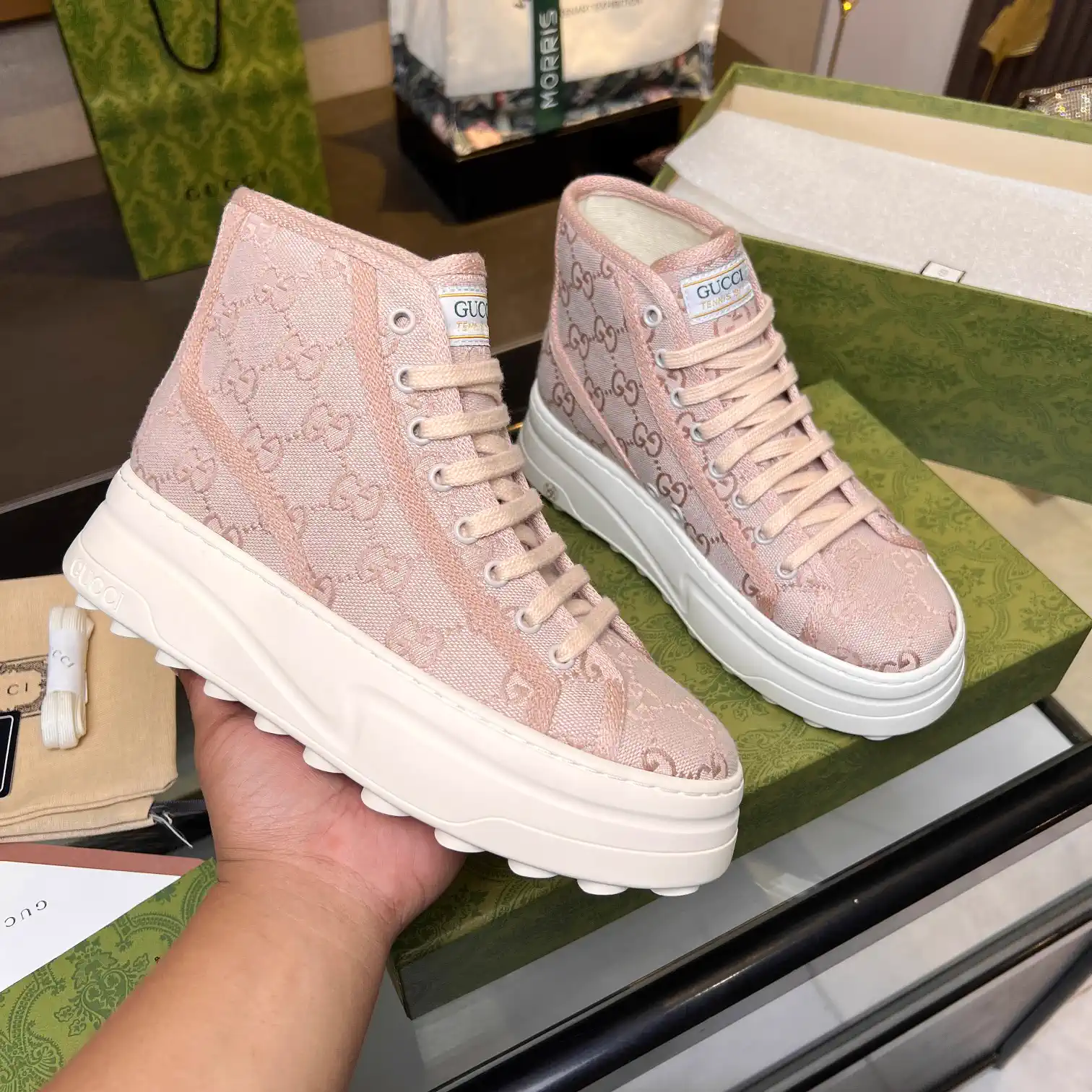 Gucci High Top Casual Sneakers image 1