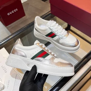 Gucci 2025 Fall Winter Thick Sole White Sneakers image 1