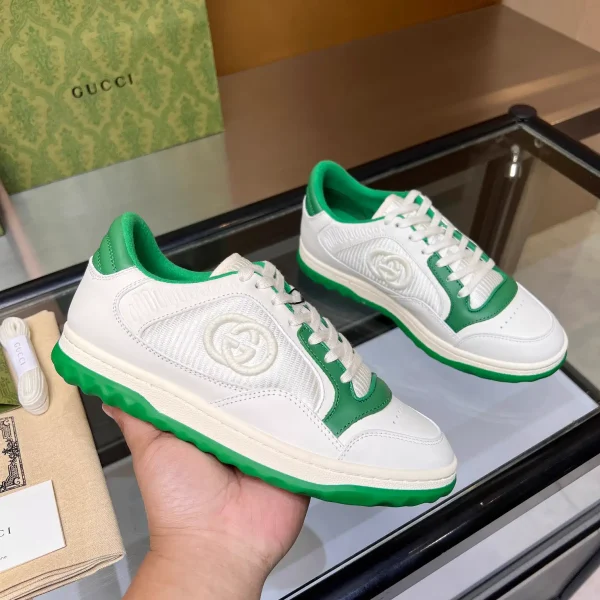 Gucci MAC80 Interlocking G White Leather Low-Top Sneakers image 1