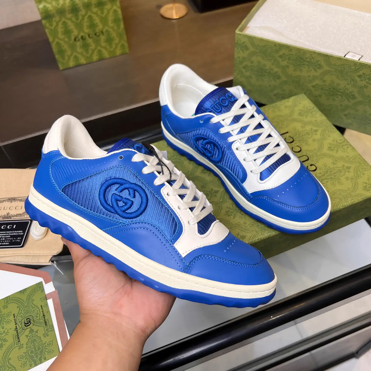 Gucci Interlocking G Casual Retro Sneakers image 1