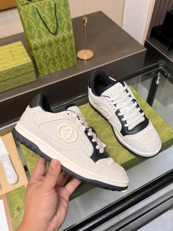 Gucci MAC80 Interlocking G Canvas Casual Sneakers image 1