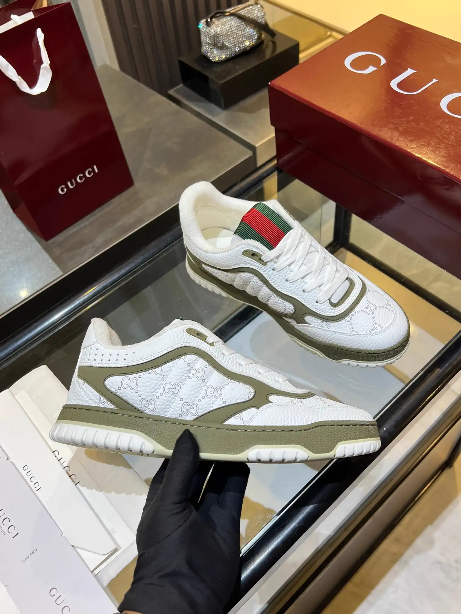 Distressed High and Low Top Couple Sneakers image 1