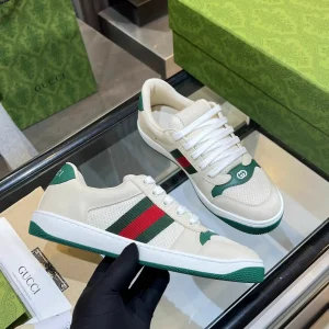 Gucci Vintage Distressed Low-Top Sneakers image 1