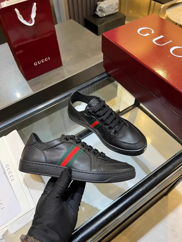 Gucci 2026 New Style Leather Sneakers image 1