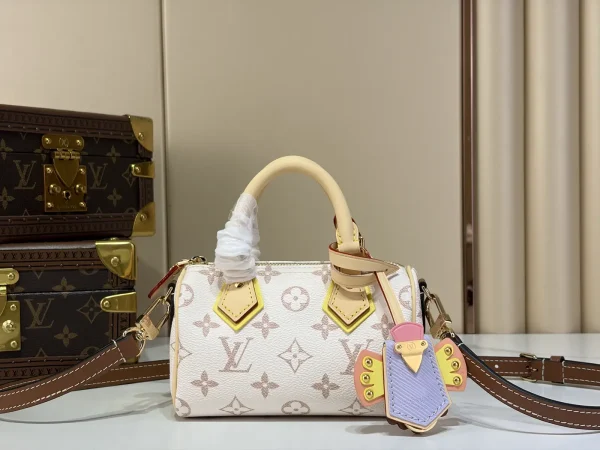 Louis Vuitton Nano Speedy Monogram Dune Top Handle Bag image 1