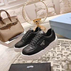 Prada Puffy Leather Shoes image 1