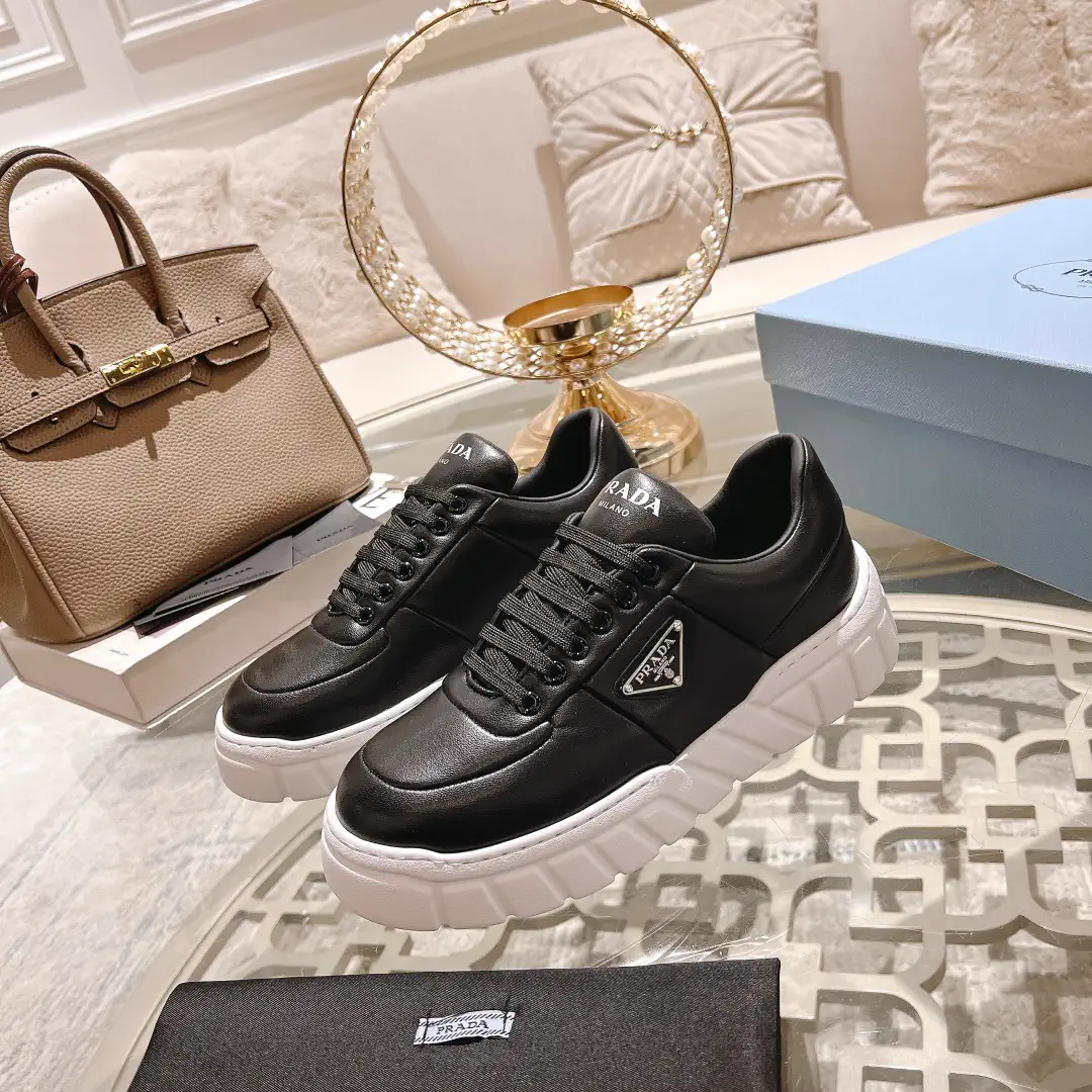 Prada Puffy Leather Shoes image 1