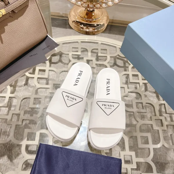 Prada Summer Cowhide Leather Couple Shoes image 1