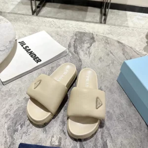 Sheepskin Leather Shoes with Triangle Buckle image 1