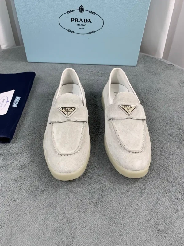 Spring Summer New Loafers with Metal Triangle Logo image 1