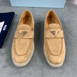 Spring Summer New Loafers with Metal Triangle Logo image 1