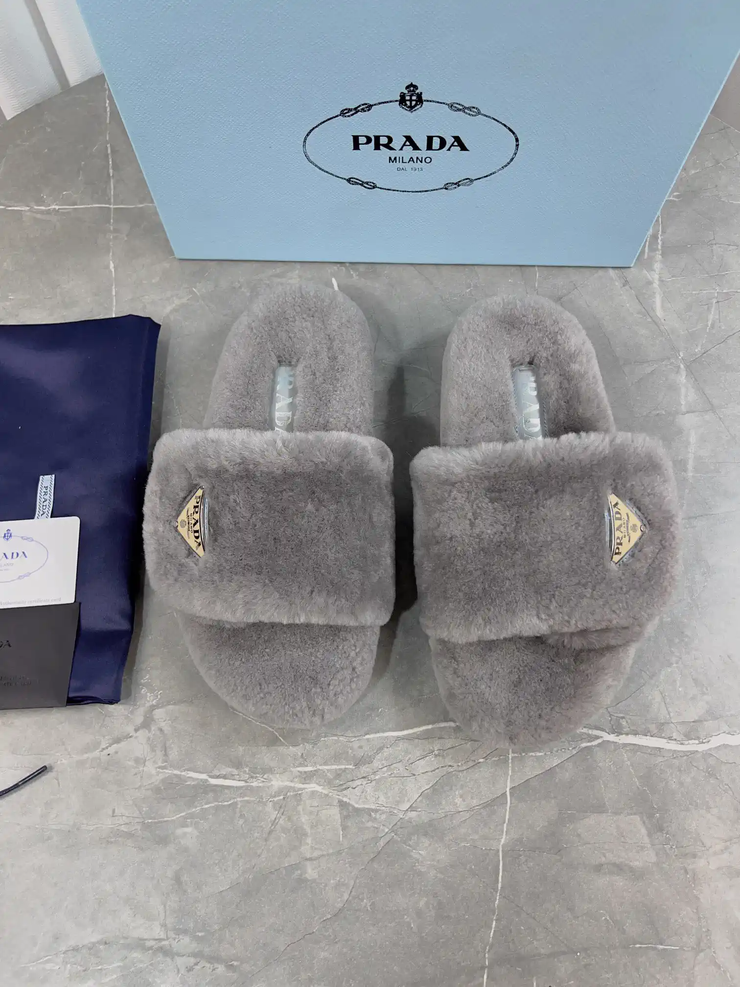 Autumn Winter Wool Fuzzy Slippers image 1