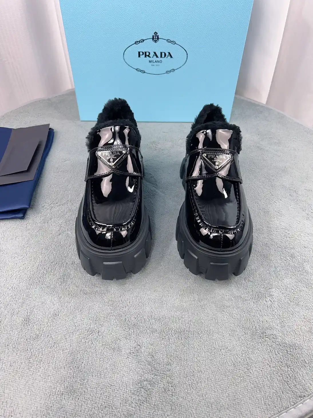Prada Furry Shoes image 1