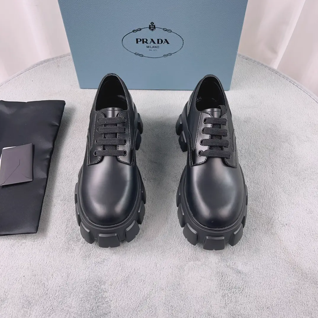 Classic Leather Platform Shoes image 1