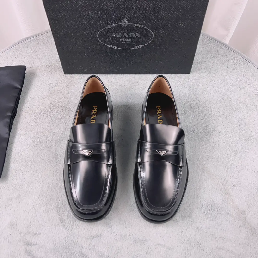 Prada New Leather Dress Shoes image 1