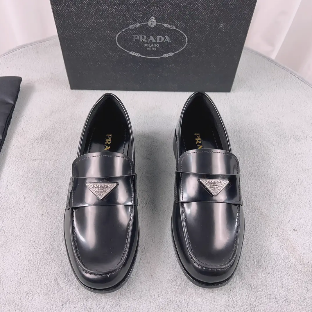 Prada Leather Dress Shoes image 1