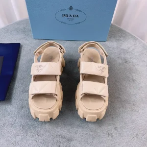 New Sheepskin Platform Sandals image 1