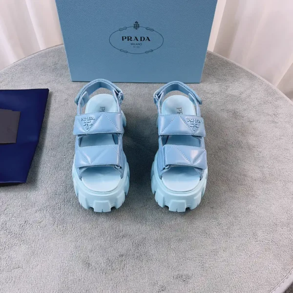 New Sheepskin Platform Sandals image 1
