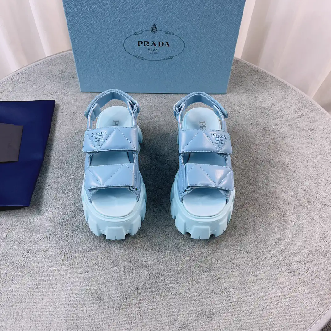 New Sheepskin Platform Sandals image 1
