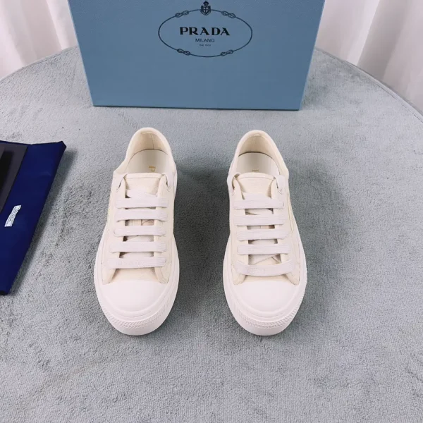 Washed Canvas and Sheepskin TPU Sole Shoes image 1