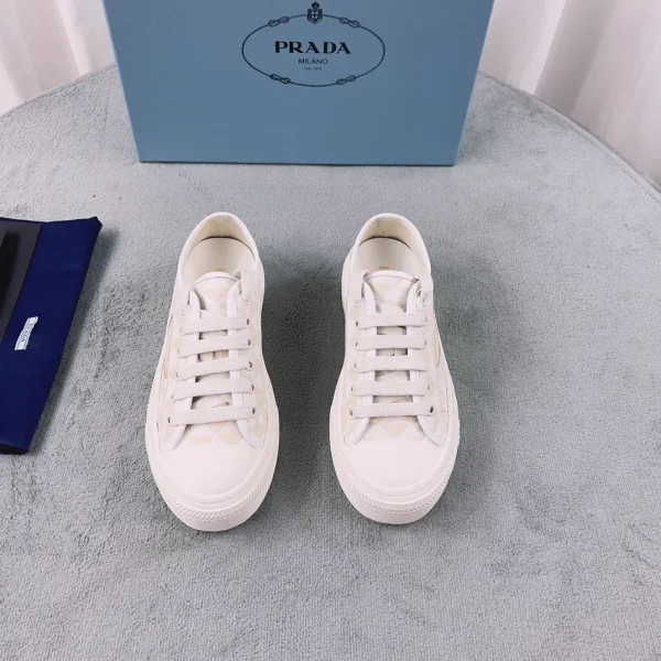 Washed Canvas and Sheepskin Shoes image 1